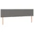 Vidaxl Box spring postelja z vzmetnico temno siva 200x200 cm blago