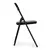 ModernHome Set od 6 sklopivih stolica Eco-leather, Crni
