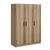 Hanah Home Garderober Kale-2282, 135x210x52 cm, Hrast