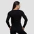 GymBeam Ženska majica dugih rukava Basic Black