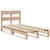 Vidaxl Posteljni okvir brez vzmetnice 75x190 cm trdna borovina
