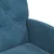 Blagovačke stolice s kotačima 2 pcs Plava 58 x 67 x 97 cm
