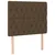 vidaXL vidaXL Box spring postelja z vzmetnico temno rjava 100x200 cm blago, (20725490)