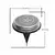 Aigostar - LED Solarna lampa LED/0,6W/5,5V 24,5 cm 3200K IP66 crna
