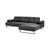 Atelier del Sofa Ugaona garnitura Antracit