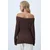 Trend Alacati Stili Ženska bluza Alc-X14579, Braon