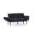 ATELIER DEL SOFA Sofa trosed Nitta Triple Black