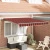 vidaXL vidaXL Avtomatska retraktabilna tenda oranžna in rjava 350x250 cm, (22146000)