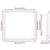 LED kupaonsko ogledalo Zidne Staro drvo 40 x 37 x 8.5 cm