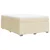 Vidaxl Box spring postelja z vzmetnico krem 140x200 cm blago