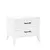 Hanah Home Noćni stočić Kmd-1002-Dd-1, 51x53x40 cm, Beli