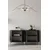 Hanah Home komoda Nota 150, 150 cm, antracit / srebrna