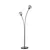 Aberto Design Podna lampa Rose 2 Li, 165 cm, E27, Crna
