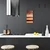 tulup.si Steklena navpična ura Art wood rjava 30x60 cm