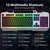 AULA T102 gaming combo 2u1 tastatura I mis RGB metalna