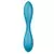 Vibrator G-Spot Flex 1, 19.5cm, Plavi