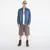 Srajca Dickies Lightweight Denim Shirt Ls Khaki Tntd Blue XXL