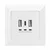 Digitus podometna vtičnica 2xUSB A+1xUSB TipC+3100 mA DA-70618
