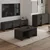 Laris - Anthracite Anthracite Living Room Furniture Set
