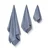 Hanah home Set 3 peškira