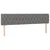 vidaXL Box spring postelja z vzmetnico temno siva 120x190 cm blago