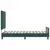 vidaXL vidaXL Postelja Temno Zelena 90x190 cm Velur, (22049311)