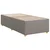 vidaXL vidaXL Box spring postelja z vzmetnico taupe 90x200 cm blago, (21291880)