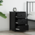 Noćni ormar s ladicama 2 pcs Crni hrast 40 x 36 x 60 cm
