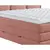 MID.YOU POSTELJA BOXSPRING 200 cm  x 220 cm , tekstil starinsko roza