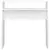 Konzolni stol bijeli 78 x 30 x 80 cm od konstruiranog drva