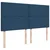 Vidaxl Box spring postelja z vzmetnico modra 200x200 cm blago