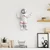 Wallity Zidna dekoracija Peace Sign Astronaut-2, 35cmx47cmx10cm, Bela