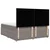 Vidaxl Box spring postelja z vzmetnico taupe 180x200 cm blago