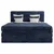 Esposa BOXSPRING POSTELJA 180 cm x 200 cm , tekstil modra