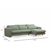 ATELIER DEL SOFA Lily Corner Right Green