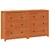 Kreveta 2 pcs Vosak Smeđa 140 x 35 x 80 cm Masivna borovina