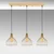 Opviq Luster Cafu-11566-1, 94x25x121 cm, Zlatne boje