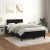 vidaXL Box spring postelja z vzmetnico črna 120x200 cm žamet