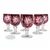 Marika Kozarci za vodko Ruby Crystal 40 ml Olive Grinder 6 kosov