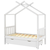 Okvir za dječji krevet s ladicom bijeli 70 x 140 cm od borovine
