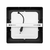 Solight WD171-B- LED plafonsko svetlo LED/12W/230V 3000/4000/6000K crno, kvadratno