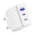 GaN Brzi punjač s 3 - Portnim Izlazom - 65W - Bijela KP34854