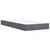 Vidaxl Box spring postelja z vzmetnico temno siv 90x190 cm žamet