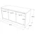Hanah Home MR2 KE Oak (956LCS3404) Cipelarnik, Braon-Crni