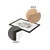 WALLXPERT Set 3 dekorativne slike Artsycllct22