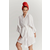 Satenski turban za kosu sa dve strane Satin Red