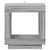 Bocni stol Siva sonoma 60 x 40 x 65 cm Konstruirano drvo