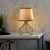 Opviq Stona lampa Telis-5393, 28x28x51 cm, IP20, Crno-smeđa