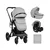 Kikka Boo Kolica Irene premium 3in1 set sa I-SIZE auto sedištem i tvrdom korpom Light Grey