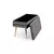 Halmar Tabure VELVA gray/gold (1p=1szt)